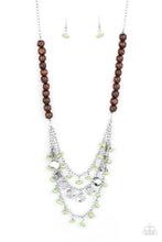 Load image into Gallery viewer, Plains Paradise - Green Necklace - Sabrina&#39;s Bling Collection