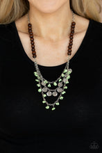 Load image into Gallery viewer, Plains Paradise - Green Necklace - Sabrina&#39;s Bling Collection