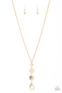 Positively Planetary - Gold Lanyard Necklace - Sabrina's Bling Collection