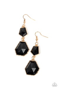 Rio Relic - Black Earrings - Sabrina's Bling Collection