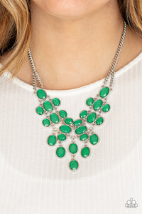 Serene Gleam - Green Necklace - Sabrina's Bling Collection