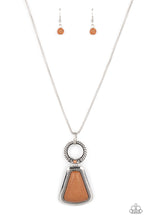 Load image into Gallery viewer, Stone Prairies - Brown Stone Necklace - Sabrina&#39;s Bling Collection