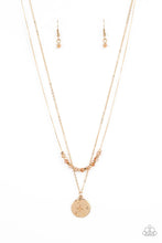 Load image into Gallery viewer, Stunning Supernova - Gold &amp; Topaz Necklace - Sabrinas Bling Collection