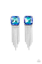 Load image into Gallery viewer, Supernova Novelty - Blue Oil Spill Earrings - Sabrina&#39;s Bling Collection