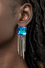 Load image into Gallery viewer, Supernova Novelty - Blue Oil Spill Earrings - Sabrina&#39;s Bling Collection