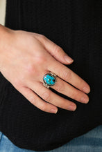 Load image into Gallery viewer, Terrifically Terrazzo - Blue Ring - Sabrina&#39;s Bling Collection