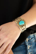 Load image into Gallery viewer, The MESAS are Calling - Brass Bracelet - Sabrina&#39;s Bling Collection