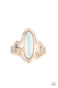 Timelessly Transcendent - Rose Gold & White Opal Ring - Sabrina's Bling Collection