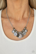 Load image into Gallery viewer, To Coin A Phrase - Brown Topaz Rhinestone Necklace - Sabrina&#39;s Bling Collection