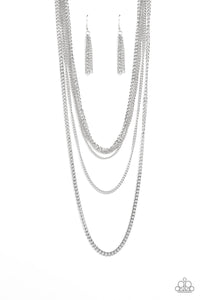 Top of the Food Chain - Silver Necklace - Sabrinas Bling Collection