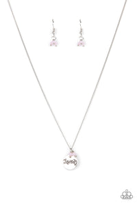 Warm My Heart - Pink "Mother" Necklace - Sabrina's Bling Collection