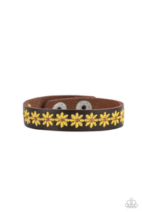 Wildflower Wayfarer - Yellow Flower Bracelet - Sabrina's Bling Collection
