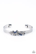 Load image into Gallery viewer, A Chic Clique - Blue Rhinestone Bracelet - Sabrina&#39;s Bling Collection