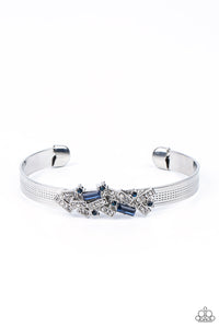 A Chic Clique - Blue Rhinestone Bracelet - Sabrina's Bling Collection