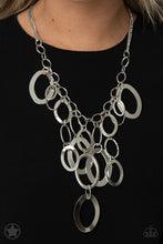 Load image into Gallery viewer, Products A Silver Spell - Silver Blockbuster Necklace - Sabrina&#39;s Bling Collection