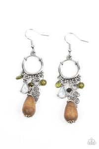 Bountiful Blessings - Green Earrings - Sabrinas Bling Collection