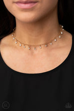 Load image into Gallery viewer, Bringing SPARKLE Back - Gold &amp; Rhinestone Choker Necklace - Sabrinas Bling Collection