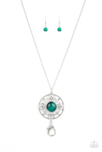 Load image into Gallery viewer, Celestial Compass - Green Cat&#39;s Eye Necklace - Sabrina&#39;s Bling Collection