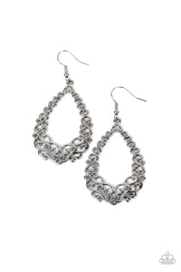 Granada Garland - Black Filigree Earrings - Sabrina's Bling Collection