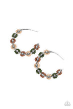 Load image into Gallery viewer, Growth Spurt - Green Seed Bead Hoop Earrings - Sabrinas Bling Collection