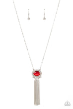 Load image into Gallery viewer, Happily Ever Ethereal - Red Cat&#39;s Eye Stone Necklace - Sabrina&#39;s Bling Collection