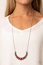 Load image into Gallery viewer, Horseshoe Bend - Red Stone Necklace - Sabrina&#39;s Bling Collection