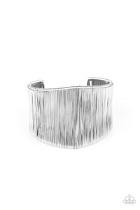 Hot Wired Wonder - Silver Bracelet - Sabrina's Bling Collection