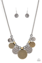 Load image into Gallery viewer, Indigenously Urban - Multi Brass &amp; Silver Necklace - Sabrina&#39;s Bling Collection