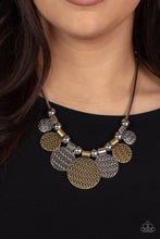 Load image into Gallery viewer, Indigenously Urban - Multi Brass &amp; Silver Necklace - Sabrina&#39;s Bling Collection