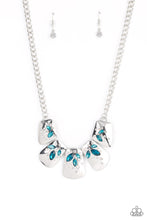 Load image into Gallery viewer, Jubilee Jingle - Blue Rhinestone Necklace - Sabrina&#39;s Bling Collection