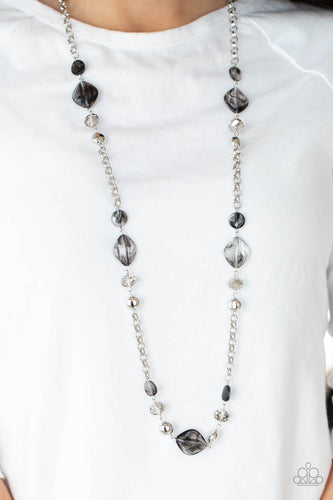 Light-Scattering Luminosity - Black Necklace - Sabrina's Bling Collection