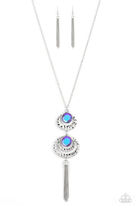 Limitless Luster - Purple Prismatic Necklace - Sabrina's Bling Collection