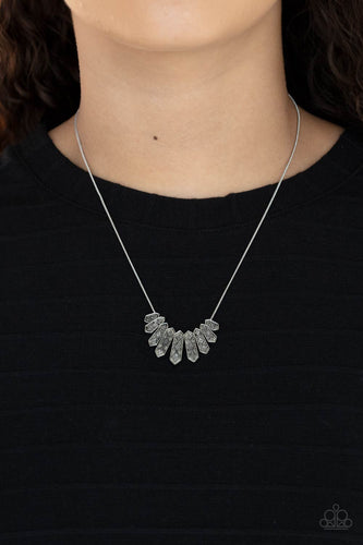 Monumental March - Silver Necklace - Sabrina's Bling Collection