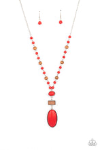 Load image into Gallery viewer, Naturally Essential - Red Necklace - Sabrina&#39;s Bling Collection