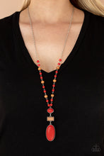 Load image into Gallery viewer, Naturally Essential - Red Necklace - Sabrina&#39;s Bling Collection