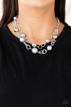 Load image into Gallery viewer, New Age Knockout - Silver Necklace - Sabrina&#39;s Bling Collection