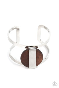 Organic Fusion - Brown Wood Bracelet - Sabrina's Bling Collection