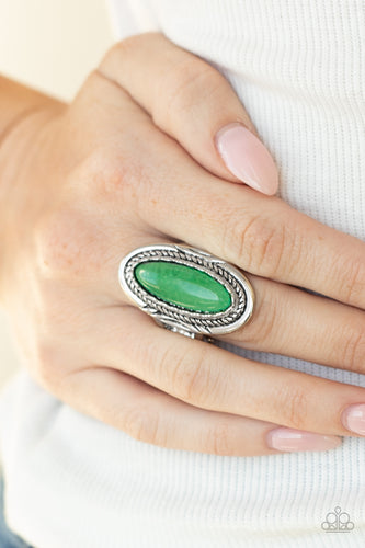 Primal Instincts - Green Ring - Sabrina's Bling Collection