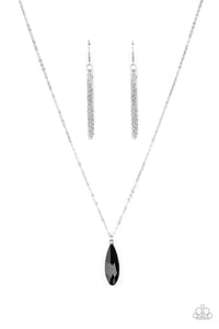 Prismatically Polished - Black Necklace - Sabrina's Bling Collection