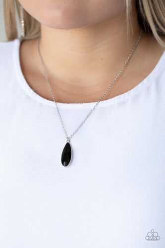 Prismatically Polished - Black Necklace - Sabrina's Bling Collection