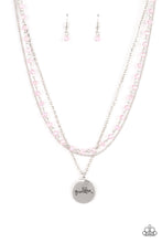 Load image into Gallery viewer, Promoted to Grandma - Pink Iridescent &quot;Grandma&quot; Necklace - Sabrina&#39;s Bling Collection