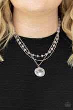 Load image into Gallery viewer, Promoted to Grandma - Pink Iridescent &quot;Grandma&quot; Necklace - Sabrina&#39;s Bling Collection