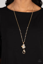 Load image into Gallery viewer, Rainbow Bloom - Gold Iridescent Necklace - Sabrina&#39;s Bling Collection