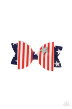 Load image into Gallery viewer, Red, White, and Bows - Multi Patriotic Hair Clip - Sabrina&#39;s Bling Collection