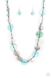 Seashore Spa - Blue Necklace - Sabrina's Bling Collection