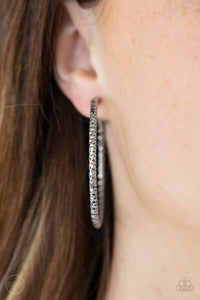 Subtly Sassy - Silver Hoop Earrings - Sabrina's Bling Collection