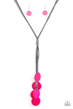 Load image into Gallery viewer, Tidal Tassels - Pink Necklace - Sabrina&#39;s Bling Collection