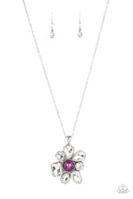 Load image into Gallery viewer, BLOOM Shaka-Laka - Purple Floral Necklace - Sabrina&#39;s Bling Collection