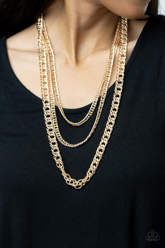 Chain of Champions - Gold Necklace - Sabrina's Bling Collection