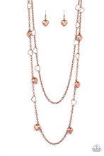 Load image into Gallery viewer, Chicly Cupid - Copper Heart Necklace - Sabrina&#39;s Bling Collection